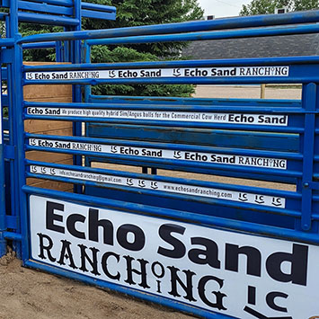 Irricana AG Society's Chute Signage